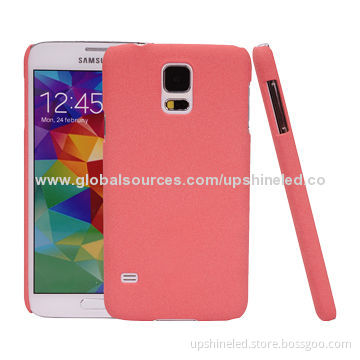 Hard PC Shell Cases for Samsung Galaxy S5, Fluff Painting, Sandy Finish in Solid Color